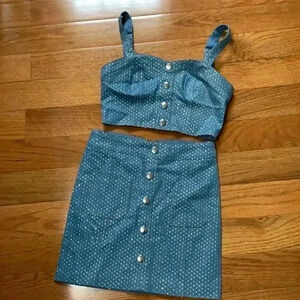 2 piece skirt and top  set